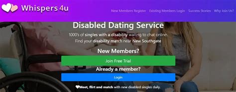 dating website for individuals with disabilities